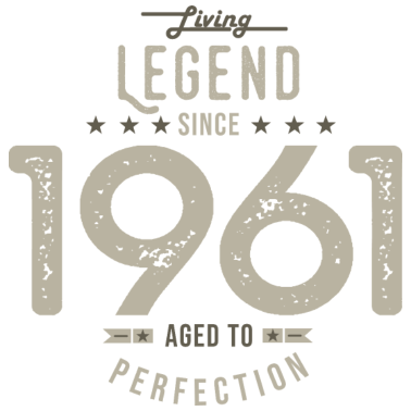 Motiv Geburtstag 60 Jahre LIVING legend since 1961cadeau