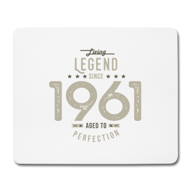 Geburtstagsgeschenk Oma Mousepad - Geburtstag 60 Jahre LIVING legend since 1961cadeau