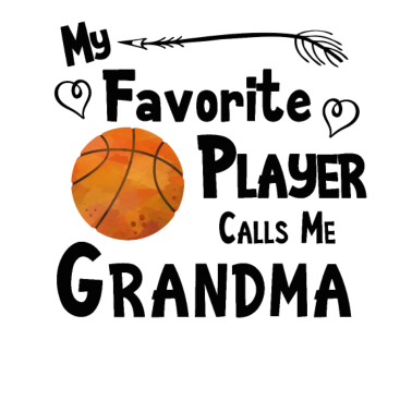 Motiv Basketball Mein Lieblingsspieler nennt mich Oma