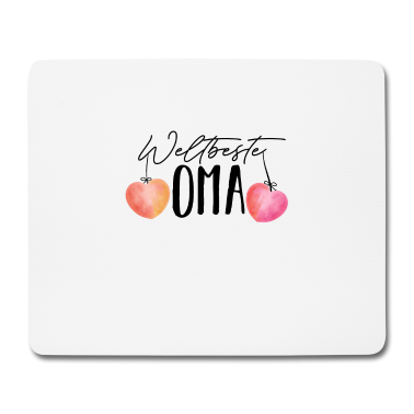 Geburtstagsgeschenk Oma Mousepad - Weltbeste Oma Geschenk Omi Großeltern