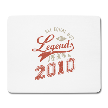 Geburtstagsgeschenk Oma Mousepad - Geburtstag 11 Jahre LEGENDS ARE BORN IN 2010