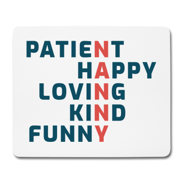 Geburtstagsgeschenk Oma Mousepad - Nanny Oma Mama Frauen Tag Muttertag Geschenk