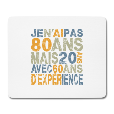 Geburtstagsgeschenk Oma Mousepad - 80 Jahre Geburtstagsgeschenk 80 Jahre