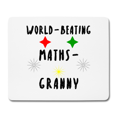 Geburtstagsgeschenk Oma Mousepad - Mathematikerin Mathe Oma Geschenk Weihnachten