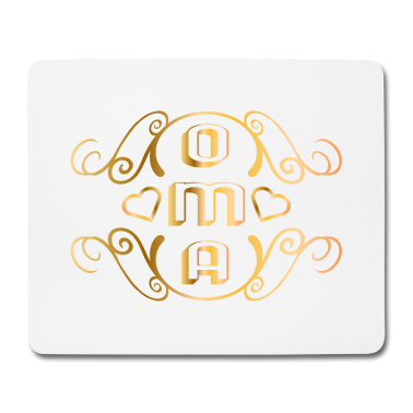 Geburtstagsgeschenk Oma Mousepad - OMA VERSCHNÖRKELTES DESIGN RENTNERIN FAMILIE