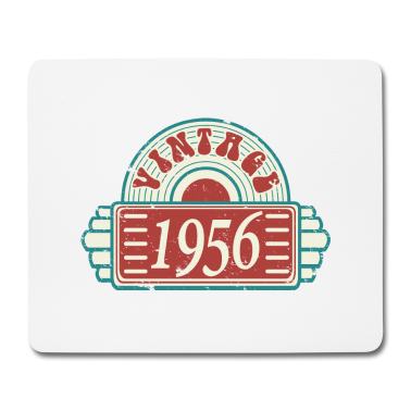Geburtstagsgeschenk Oma Mousepad - Jahrgang Jukebox 1956, Retro 65. Geburtstagsgeschenk