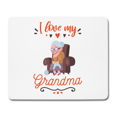 Geburtstagsgeschenk Oma Mousepad - Ich liebe meine oma Geschenk Babyparty Familie