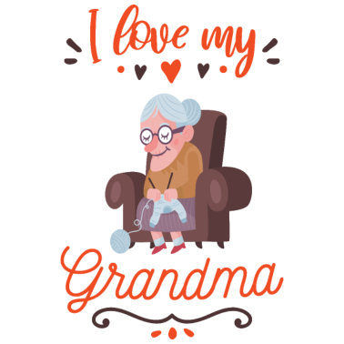 Motiv Ich liebe meine oma Geschenk Babyparty Familie