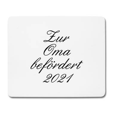 Geburtstagsgeschenk Oma Mousepad - Fur Oma befördert Herz Liebe Geschenk Familie