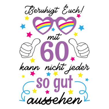 Motiv 60 so gut Oma Liebe Geschenk Familie Herz