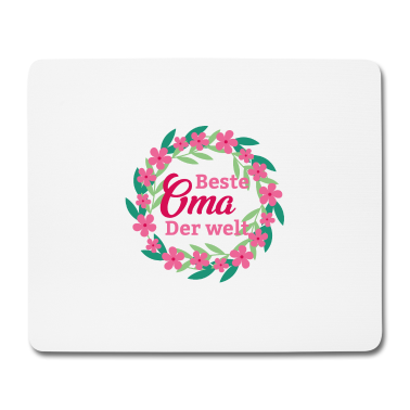Geburtstagsgeschenk Oma Mousepad - Beste Oma der welt Liebe Familie Herz Geschenk