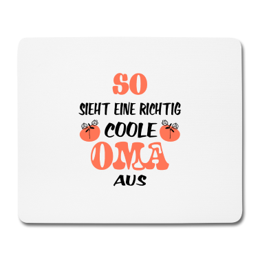 Geburtstagsgeschenk Oma Mousepad - Coole oma Mutter Familie Geschenk Liebe Kinder