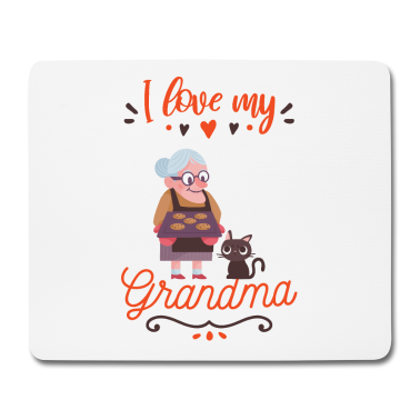 Geburtstagsgeschenk Oma Mousepad - Ich liebe meine Oma Großmutter Geschenk Enkel