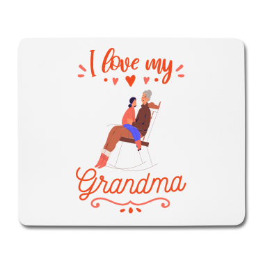 Geburtstagsgeschenk Oma Mousepad - Großeltern Enkelkind Geschenk Oma Enkel