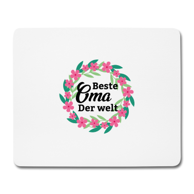 Geburtstagsgeschenk Oma Mousepad - Beste Oma der welt Liebe Familie Herz Geschenk