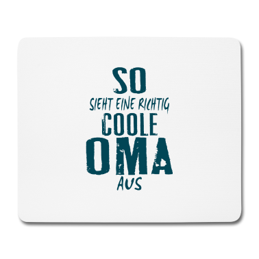 Geburtstagsgeschenk Oma Mousepad - Coole oma Mutter Familie Geschenk Kinder Liebe