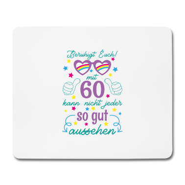 Geburtstagsgeschenk Oma Mousepad - 62 so gut Oma Liebe Geschenk Familie Herz