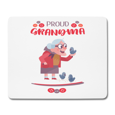 Geburtstagsgeschenk Oma Mousepad - Großmama Oma Geschenk Spruch Großmutter