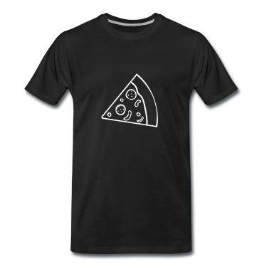 Partner T-Shirt - Pizzastück Pizza Partnerlook Paar Pärchen