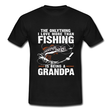 Partner T-Shirt - Angeln Partner Opa Enkel Geschenkidee