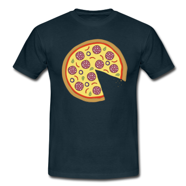 Partner T-Shirt - The Missing Pizza Salami - Matching Couple Love
