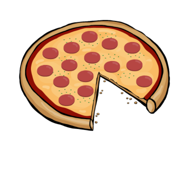 Motiv Pizza Partner Familien Paar Eltern Baby Geschenk