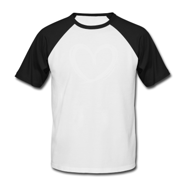 Partner T-Shirt - Gezeichnetes Herz, Romantischer Liebesbeweis