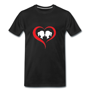 Partner T-Shirt - Lesbian Valentine Shirt - beste Geschenkidee
