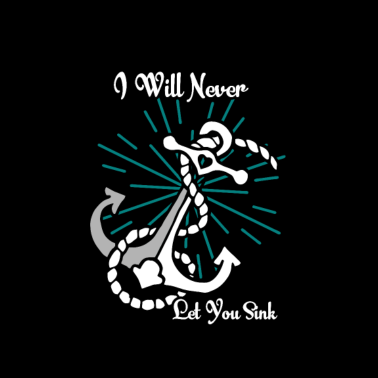 Motiv Anker Partnerschafts Design