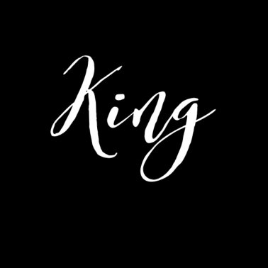 Motiv King König Partner Design weiß