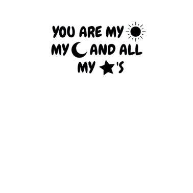 Motiv Sonne mond süß Liebe partner spruch geschenk