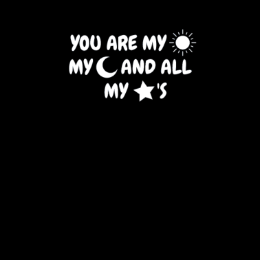 Motiv Sonne mond süß Liebe partner spruch geschenk