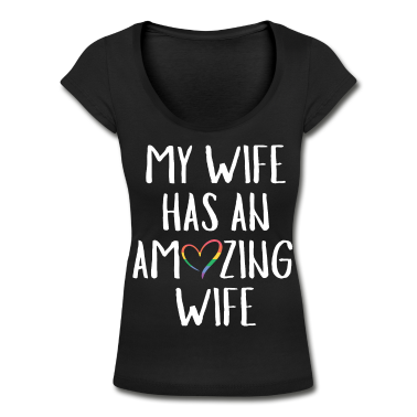 Partner T-Shirt - My Wife has an Amazing Wife Gay Lesbian Pride