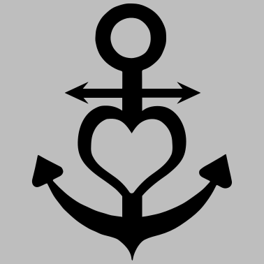 Motiv Anker Herz / Liebe & Hoffnung 2c