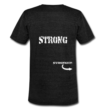 Partner T-Shirt - Strong Stronger, Vater Sohn Tochter Partner Design