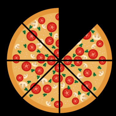 Motiv pizza teil 1 partner shirt geschenkidee geschenk