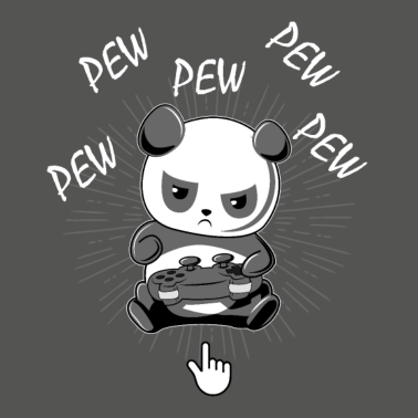 Motiv Panda Zocken Gaming