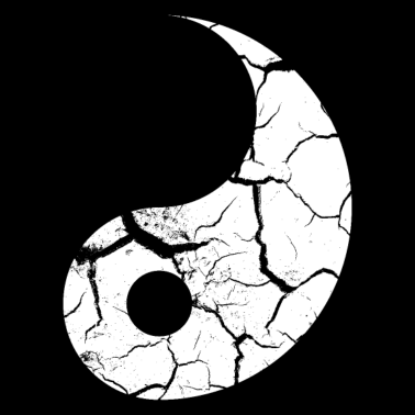 Motiv Yin und Yang | Weiß (YUYPP)