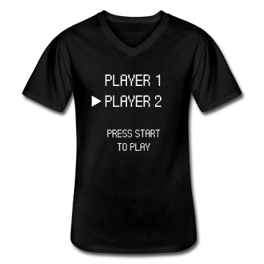 Partner T-Shirt - Player 2 Press Start Gamer Gaming Partner Look
