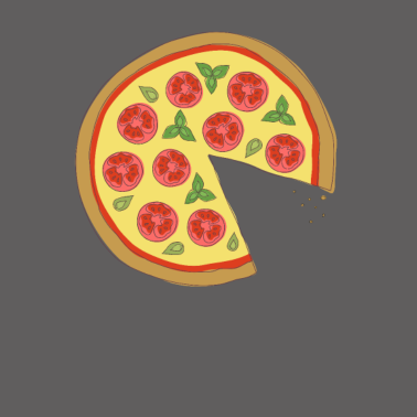 Motiv The Missing Pizza Margherita -Matching Couple Love