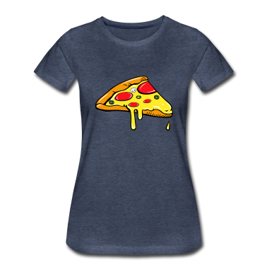 Partner T-Shirt - Pizza Stück - Fast Food - Salami Partner Shirt