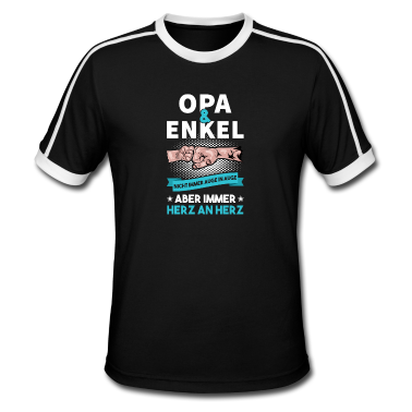 Partner T-Shirt - Lustig Vatertag Partnerlook Opa Spruch Geschenk