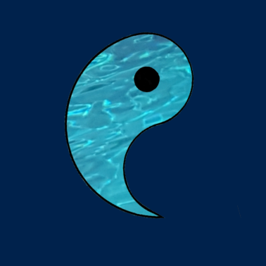 Motiv Yin Yang Hälfte Wasser Symbol Partnerlook Paar