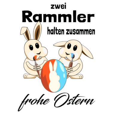 Motiv Ostergeschenk T Shirt Liebespaar Ehepaar Partner