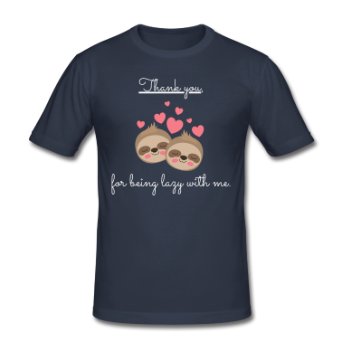 Partner T-Shirt - Faultier Liebe Geschenkidee Partner