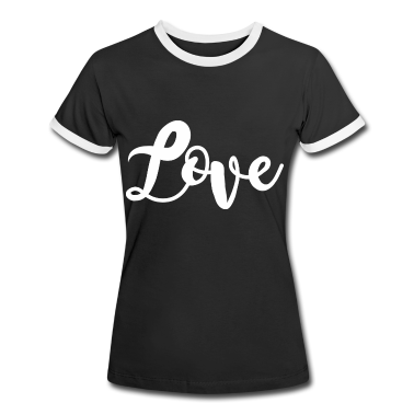 Partner T-Shirt - Herz Geschenk Paar Herzen Love Liebe Valentinstag