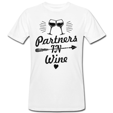 Partner T-Shirt - Partner im Wine Wine Drinking Squad Lustiges Drinkin