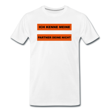Partner T-Shirt - ich kenne meine partner d