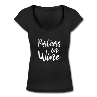 Partner T-Shirt - Partners In Wine Saufen Weinkenner JGA Geschenk