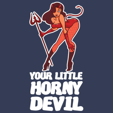 Motiv Teufelsweib your little horny devil Erotik